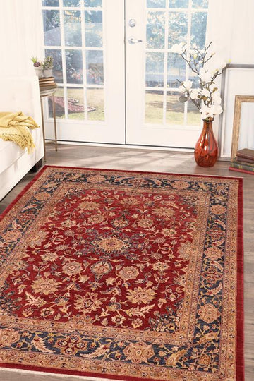 handmade Traditional Kafkaz Chobi Ziegler Red Blue Hand Knotted RECTANGLE 100% WOOL area rug 8 x 10